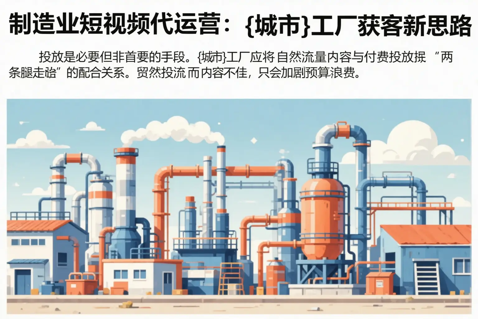 制造业短视频代运营：陆河工厂获客新思路